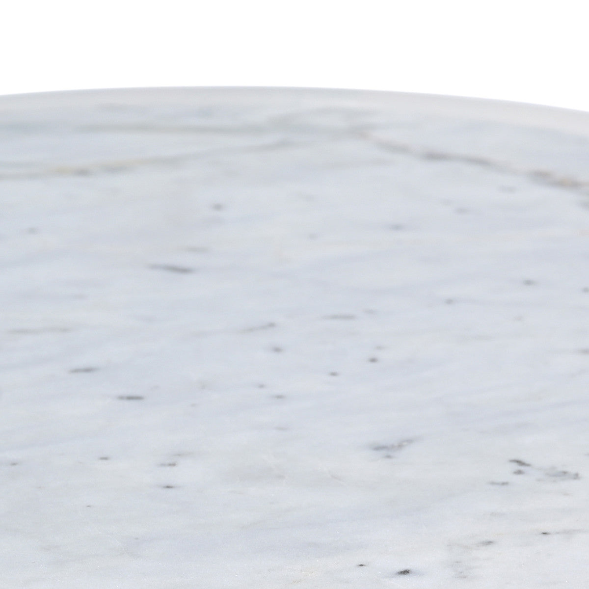 Frankie 50x60cm Marble Bedside Table - Ivory