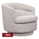 Holly Swivel Arm Chair - Warm Grey