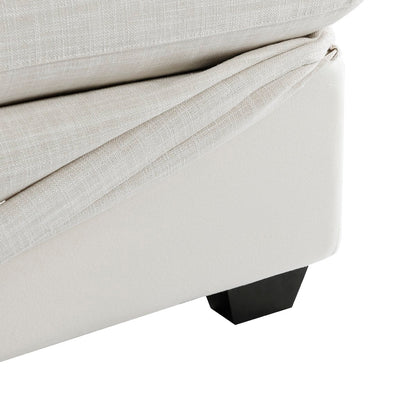 Birkshire Slip Cover Arm Chair - Off White Linen