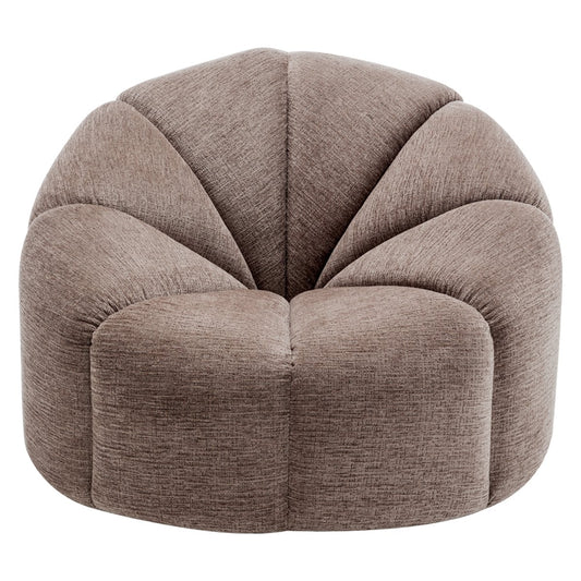 Avalon Swivel Occasional Chair - Mink Chenille