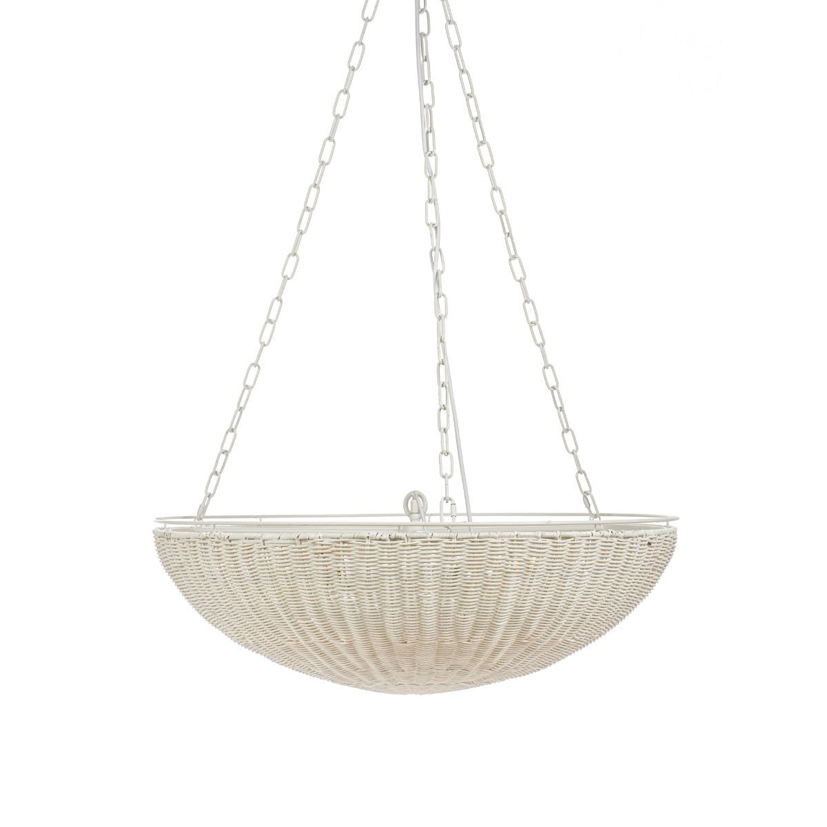 Cali Rattan Pendant - White