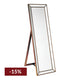 Zeta Cheval Mirror - Antique Gold