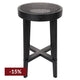 Cape Byron Rattan Kitchen Stool - Black