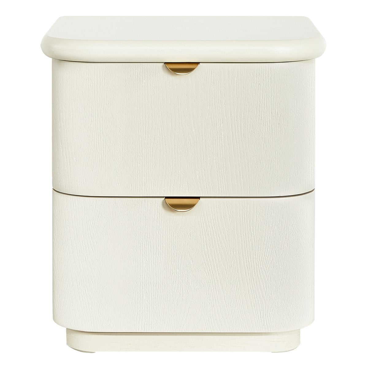 Lina 50x55cm Bedside Table - Ivory