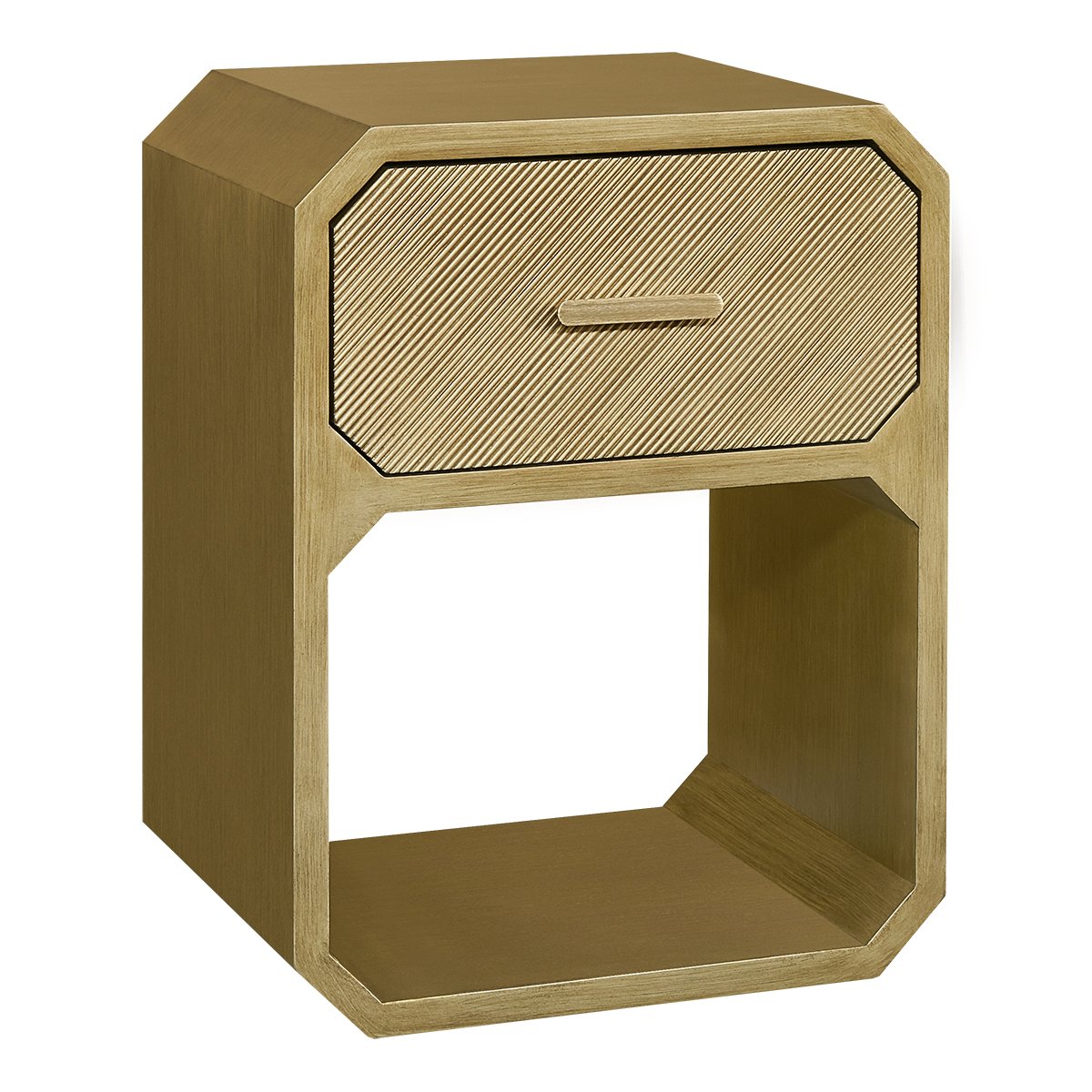 Anderson Bedside Table - Small Antique Gold