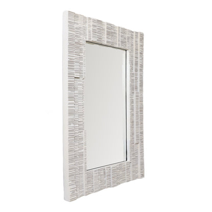 Dunbar Rectangle Wall Mirror - White