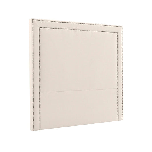 Manhattan 183x150cm King Bedhead - Ivory