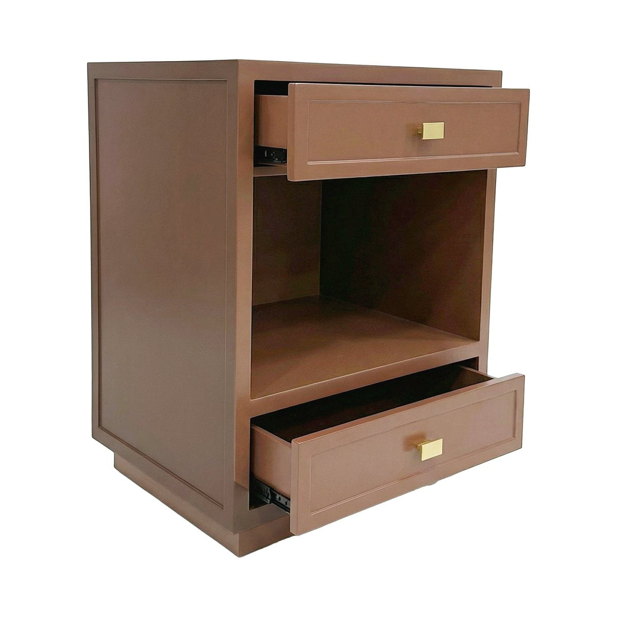 Logan Bedside Table - Small Mocha Mousse
