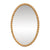 Esme Oval Wall Mirror - Gold Leaf