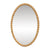 Esme Oval Wall Mirror - Gold Leaf