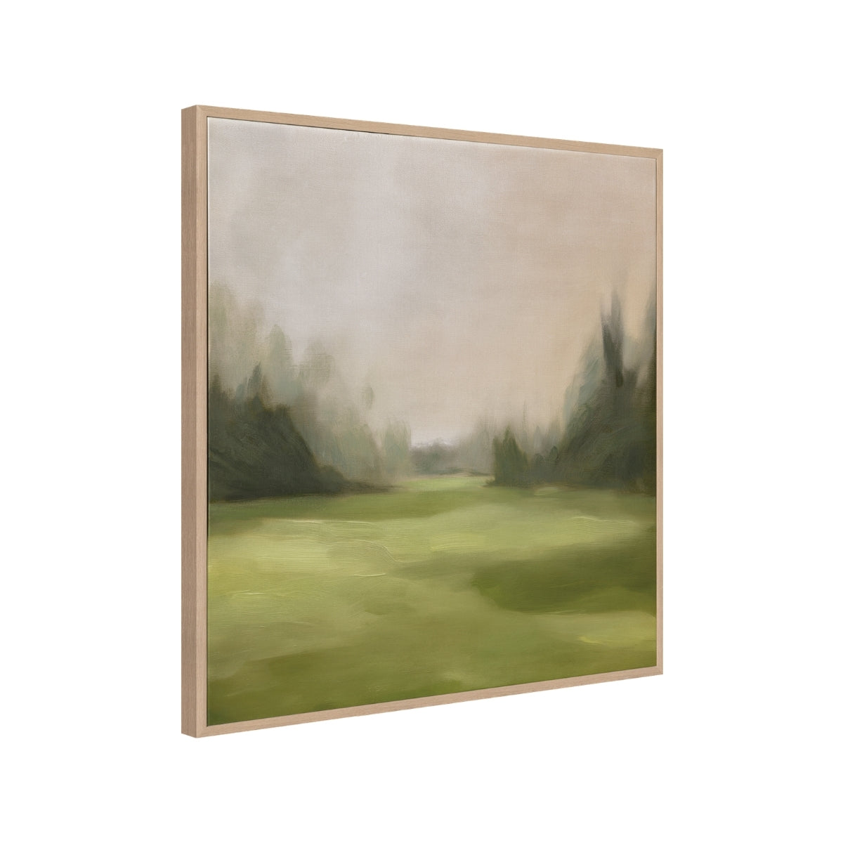 Green Meadows 100x100cm Canvas Painting - OUTLET NSW
