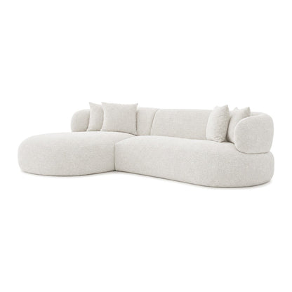 Greenwich Modular 3 Seater Sofa w Left Chaise - Off White