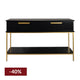 Aimee Console Table - Small Black