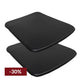 Astrid Seat Pad Set of 2 - Black Leather