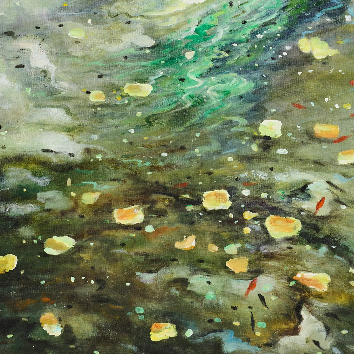 Falling Leaves 100x140cm Oil On Canvas Painting