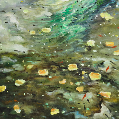 Falling Leaves 100x140cm Oil On Canvas Painting