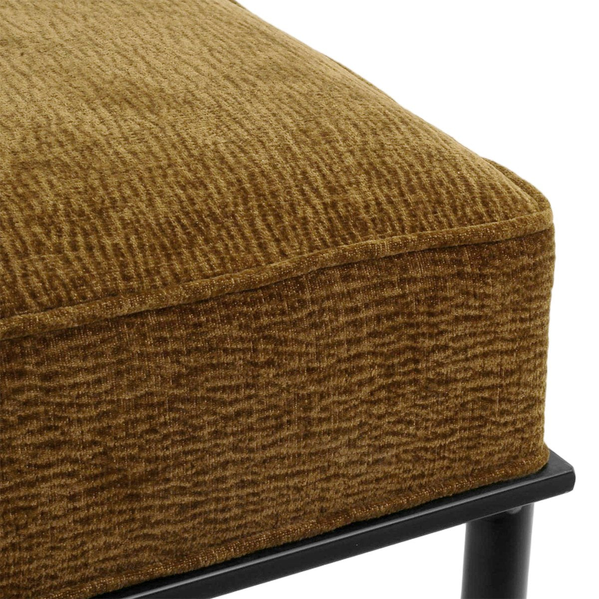 Hacienda Black Iron Stool - Butterscotch
