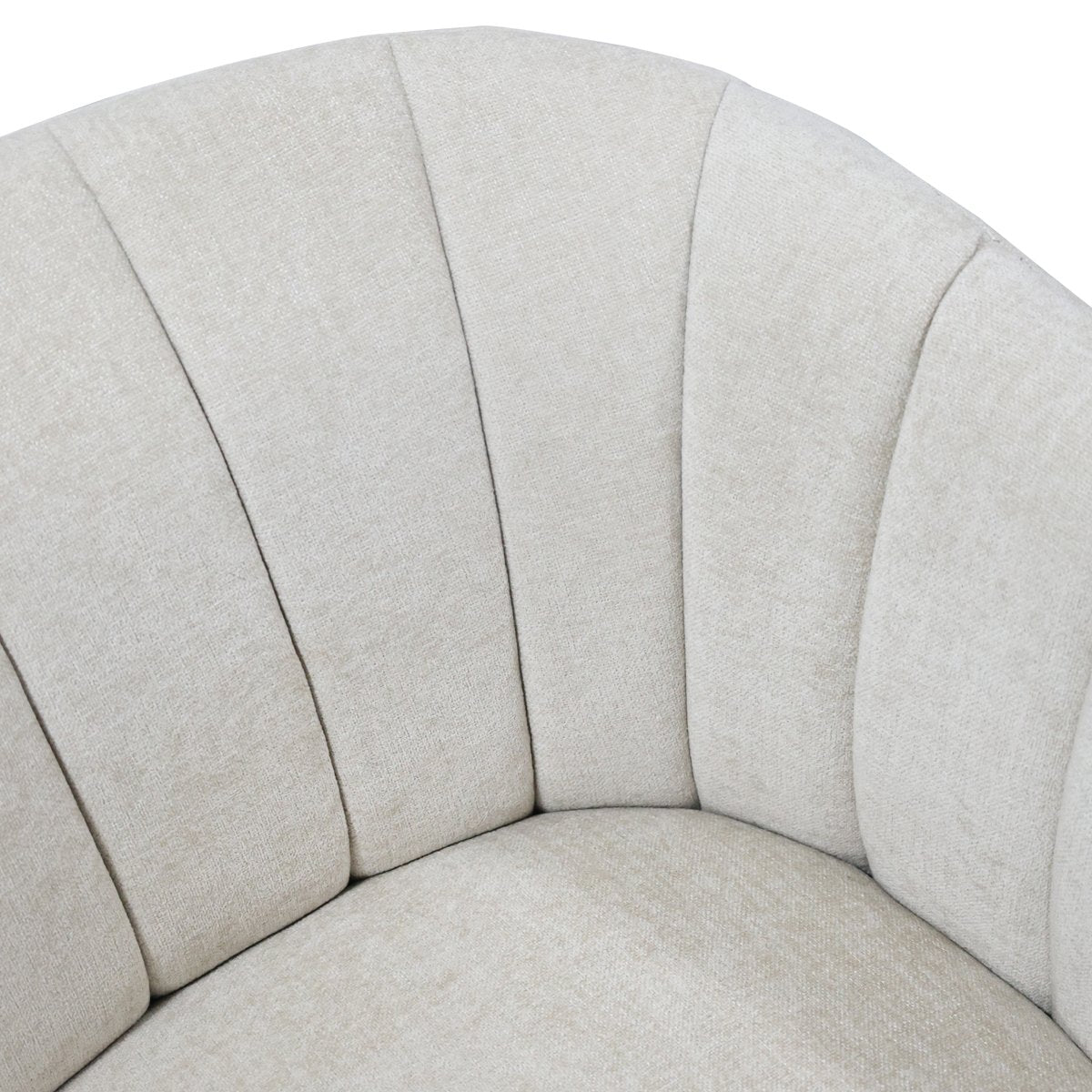 Cadman Swivel Arm Chair - Fawn Chenille