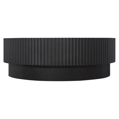 Avery Round Coffee Table - Black