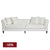 Tailor 3 Seater Sofa - Ivory Linen