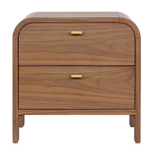 Chisholm Bedside Table - Walnut