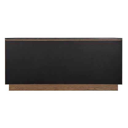 Benedict Walnut Buffet - Black Marble