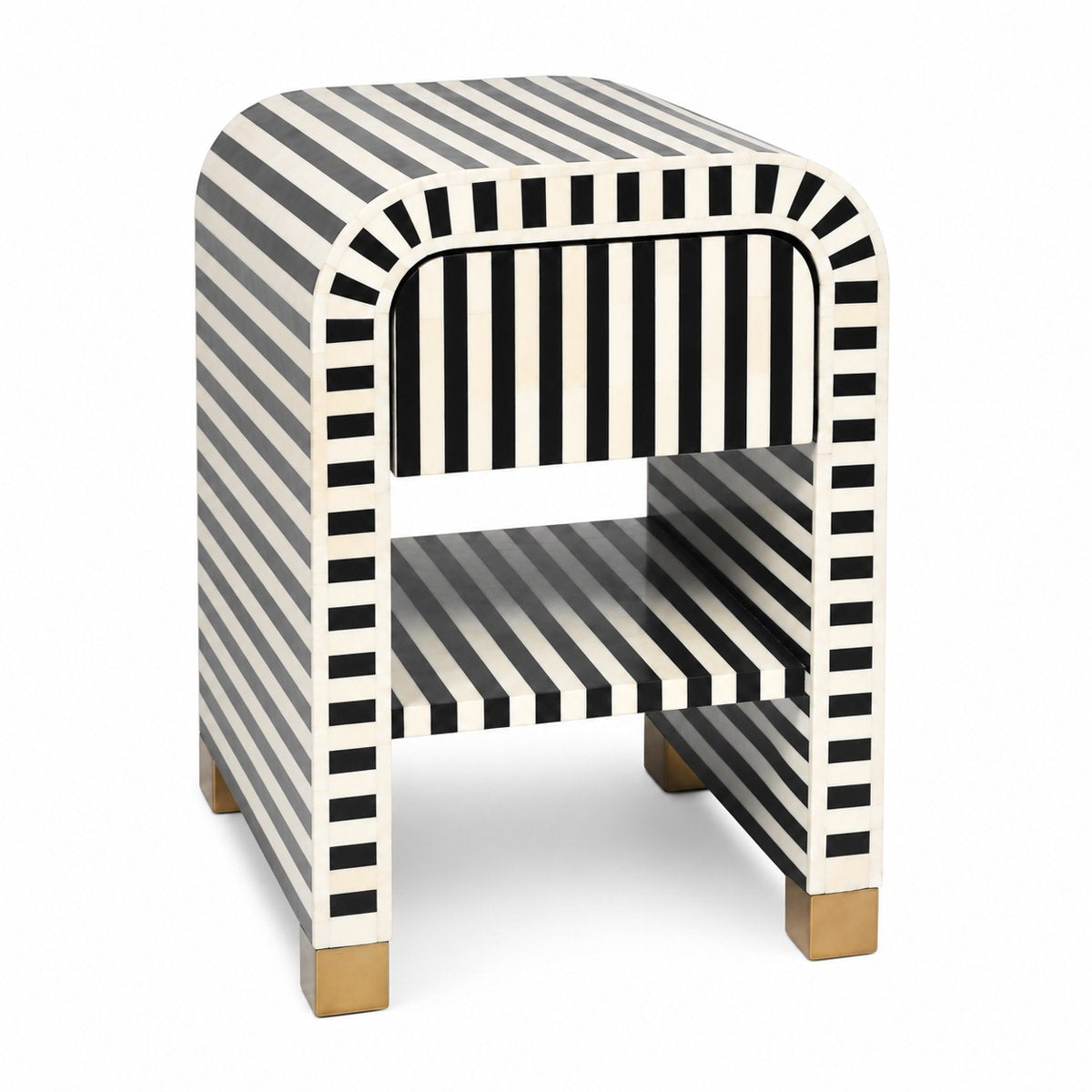 Makayla Bedside Table - Black