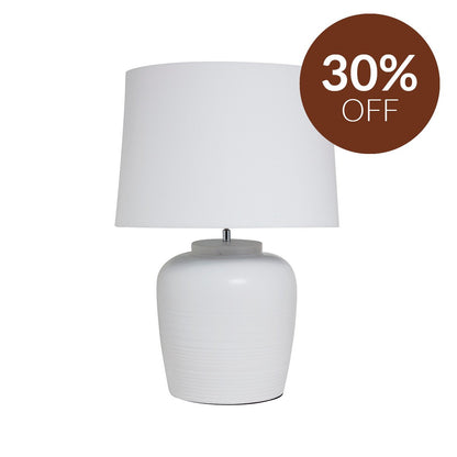 Levanzo Table Lamp - White