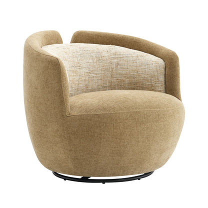 Pasadena Swivel Arm Chair - Camel
