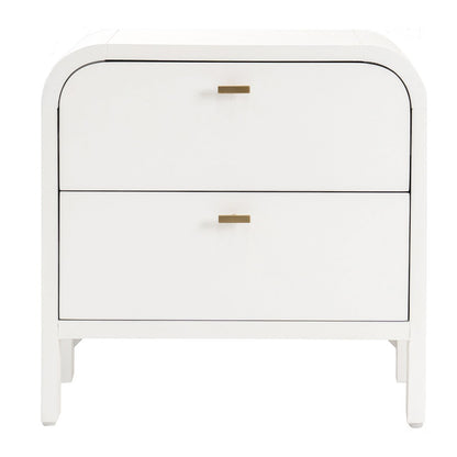 Chisholm 60x60cm Bedside Table - White