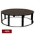 Bowie Marble Coffee Table - Large Black