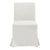 Brighton Slip Cover Dining Chair - White Linen