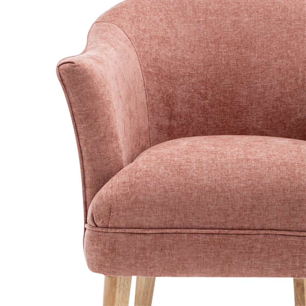 Elsa Arm Chair - Coral Chenille