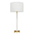 Essex Marble Table Lamp - White