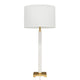 Essex Marble Table Lamp - White