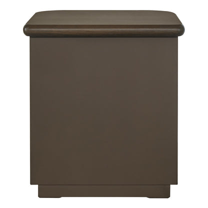 Lina Bedside Table - Smoked Oak