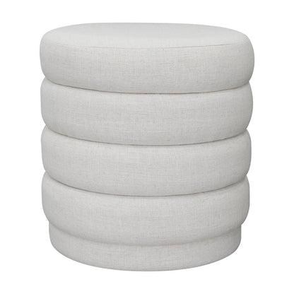 Demi Stool - Ecru Linen