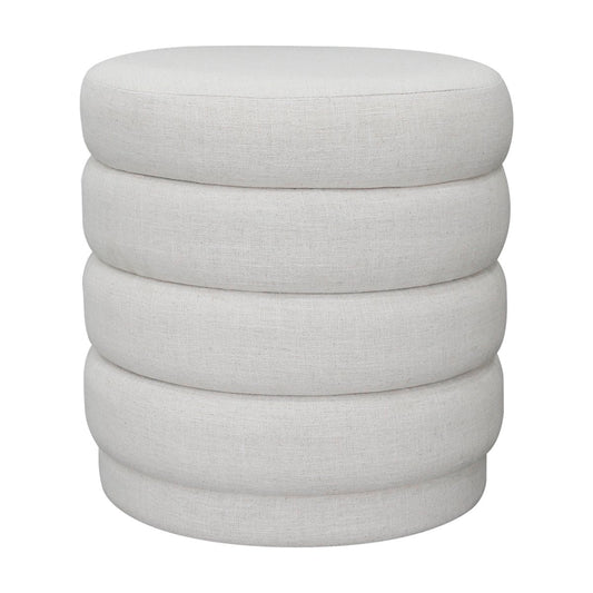 Demi Stool - Ecru Linen