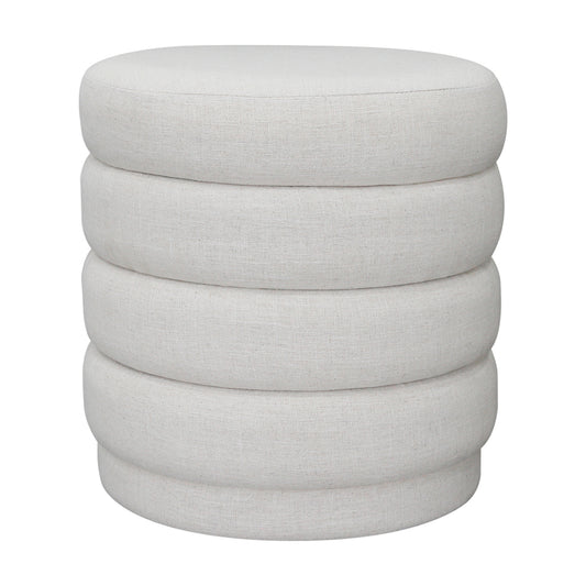 Demi Stool - Ecru Linen