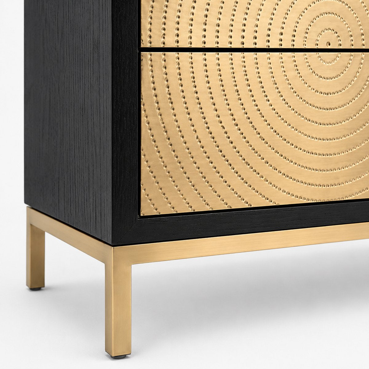 Polos Bedside Table - Black
