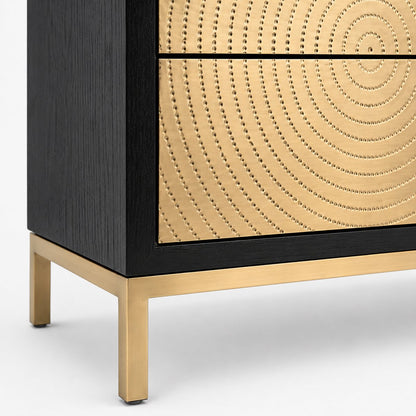 Polos Bedside Table - Black