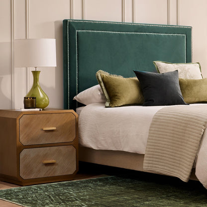 Manhattan Queen Bedhead - Teal Velvet