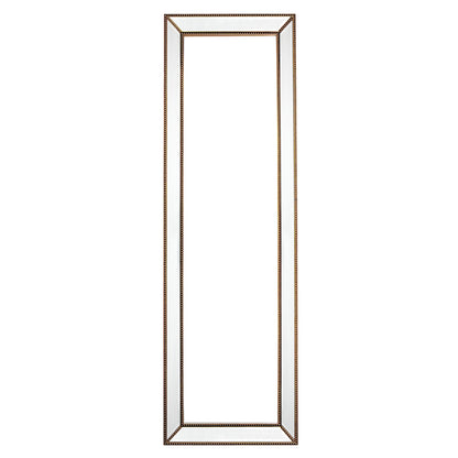 Zeta 48x155cm Cheval Mirror - Antique Gold