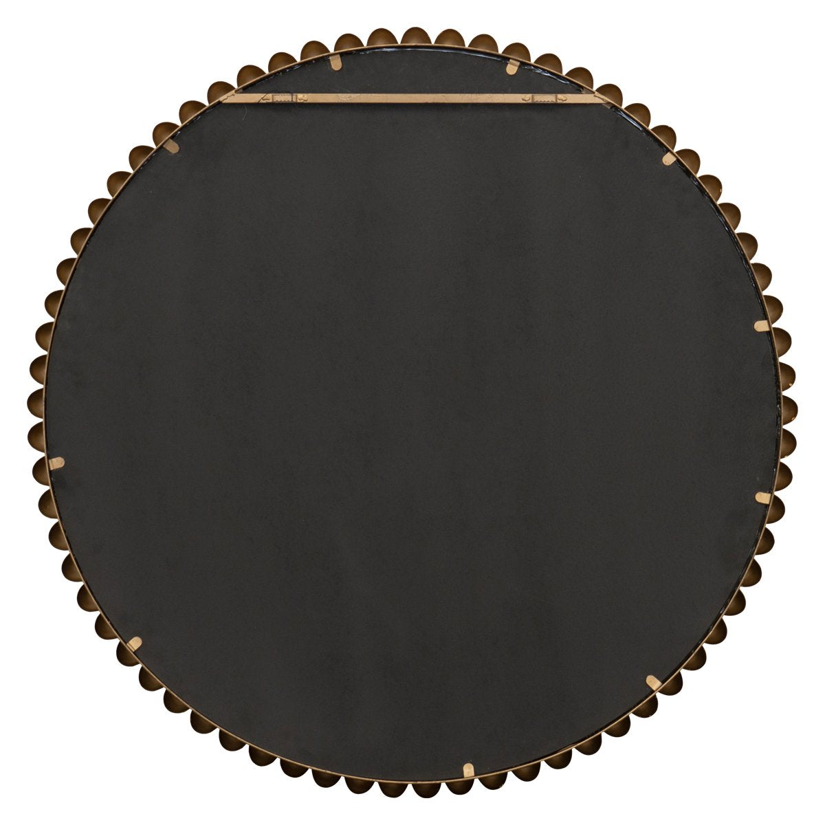 Esme Round Wall Mirror - Gold Leaf