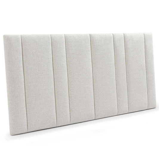 Bronx 325x130cm King Bedhead - Natural Linen