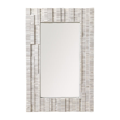 Dunbar Rectangle Wall Mirror - White