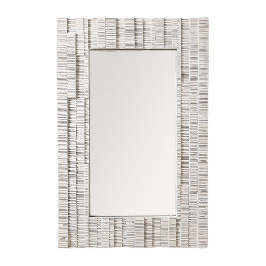 Dunbar Rectangle Wall Mirror - White