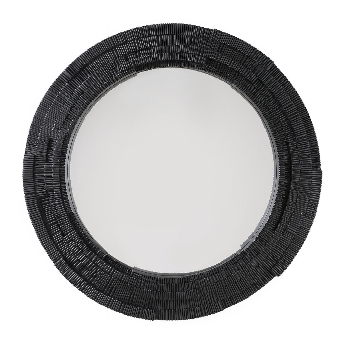 Dunbar 101.5x101.5cm Round Wall Mirror - Black