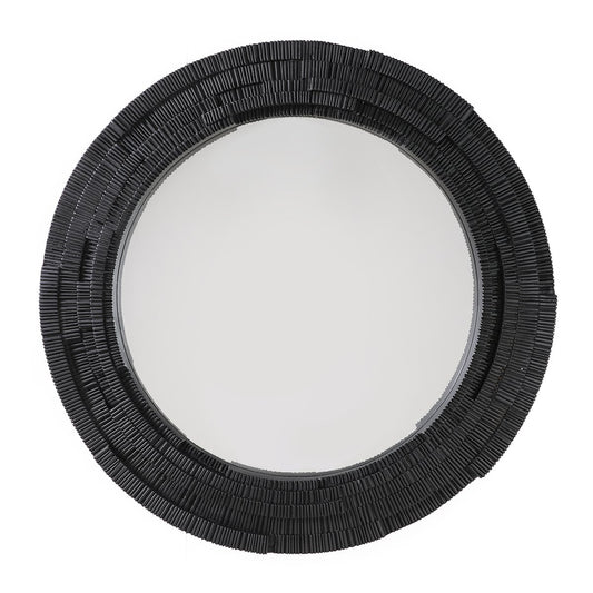 Dunbar 101.5x101.5cm Round Wall Mirror - Black