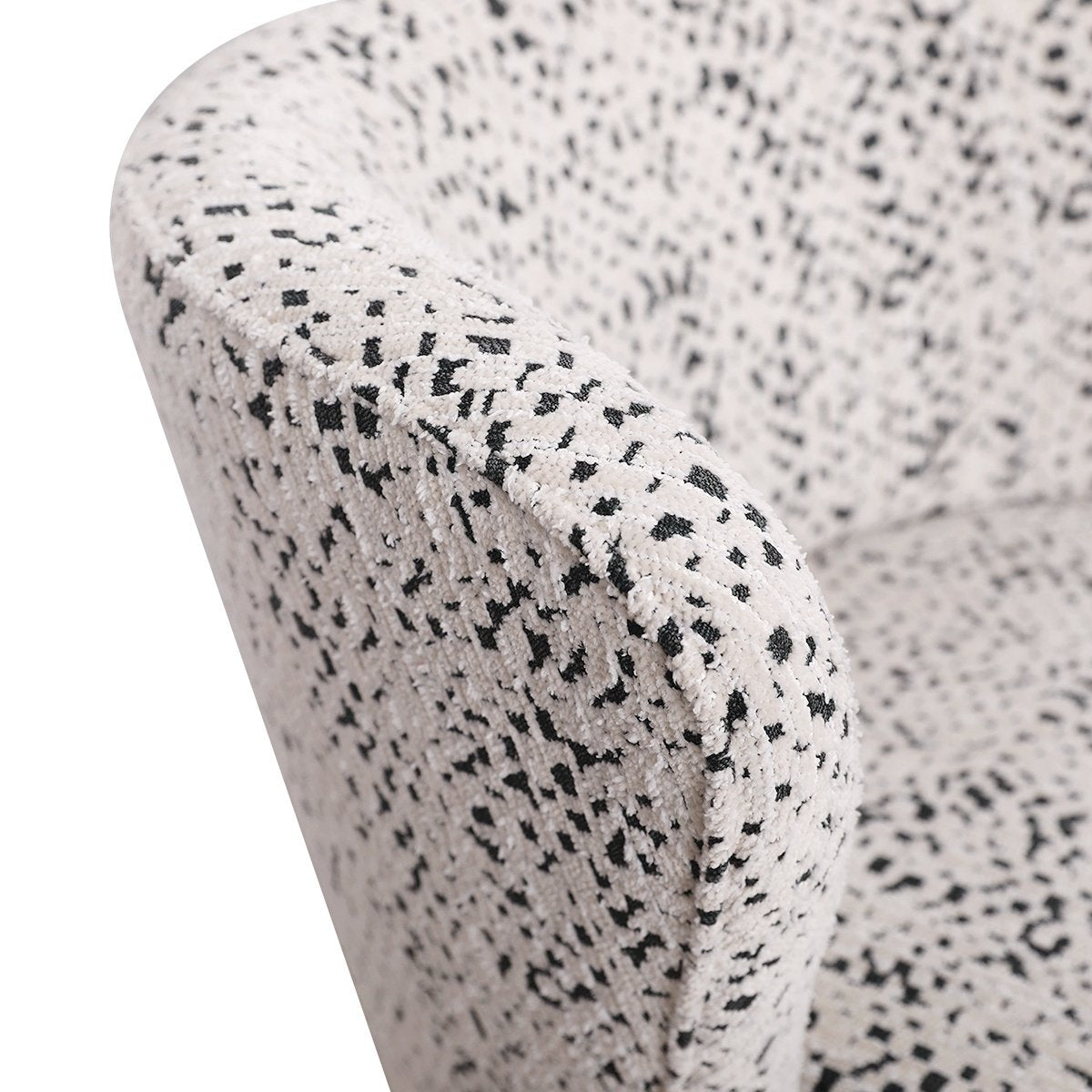 Alberta Swivel Chair - Charcoal Jacquard